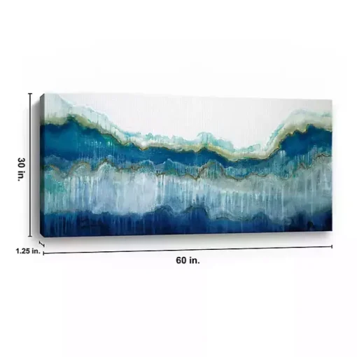 Surfs Up Abstract Canvas Art Print