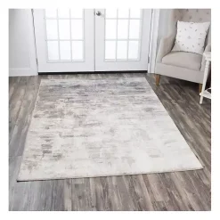 Tan Edward Abstract Area Rug, 5x7