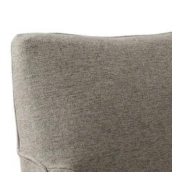 Tan Skirted Swivel Martha Stewart Accent Chair