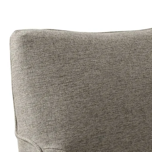 Tan Skirted Swivel Martha Stewart Accent Chair