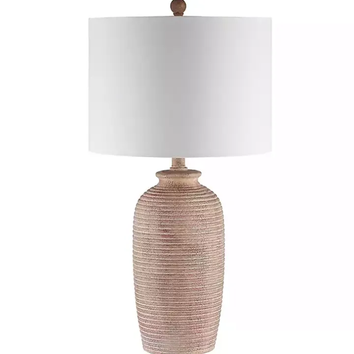 Tan Textured Kensin Table Lamp