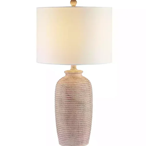 Tan Textured Kensin Table Lamp