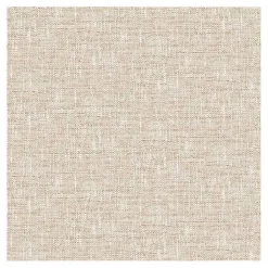 Tan Textured Poplin Peel & Stick Wallpaper