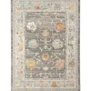 Taupe Bohemian Area Rug, 5x8
