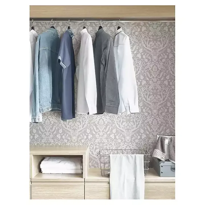 Taupe Escape to the Forest Peel & Stick Wallpaper