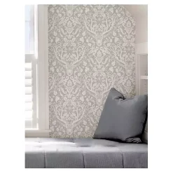 Taupe Escape to the Forest Peel & Stick Wallpaper