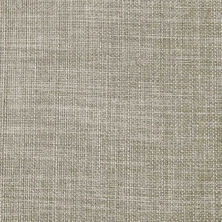 Taupe Linen Button Tufted Storage Bench