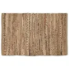 Taupe Rag Accent Rug