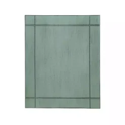 Teal Wood Parnell Storage Accent Table