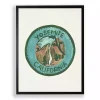 Teal Yosemite Framed Art Print