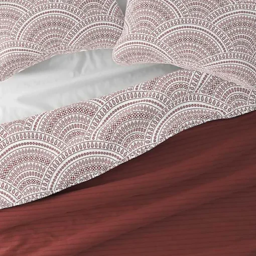 Terra Scalloped Reversible 3-pc. Queen Quilt Set