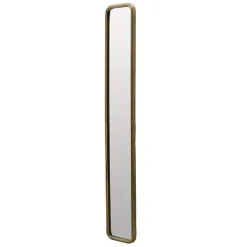 Thin Gold Metal Wall Mirror