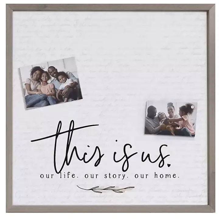 This is Us Framed Magnetic Board