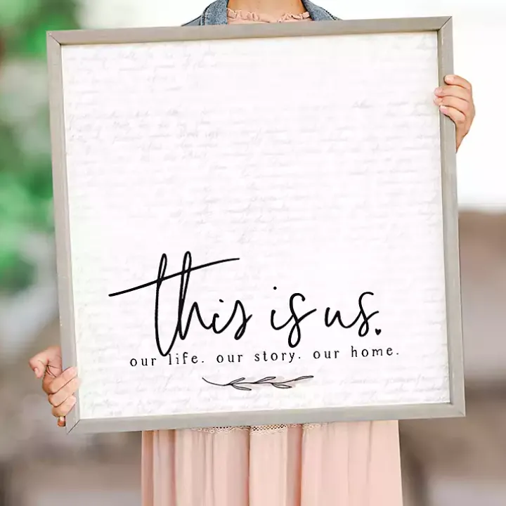 This is Us Framed Magnetic Board