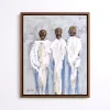 Three Angels Framed Canvas Art Print