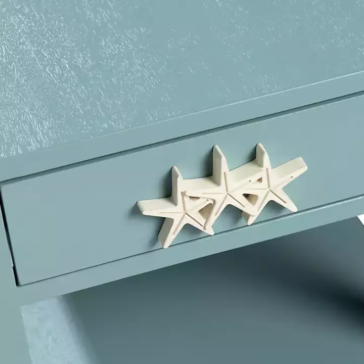 Turquoise Starfish Accent Table