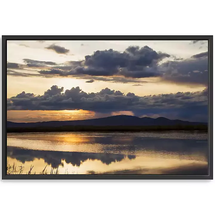Twilight Symphony Framed Giclee Canvas Art Print