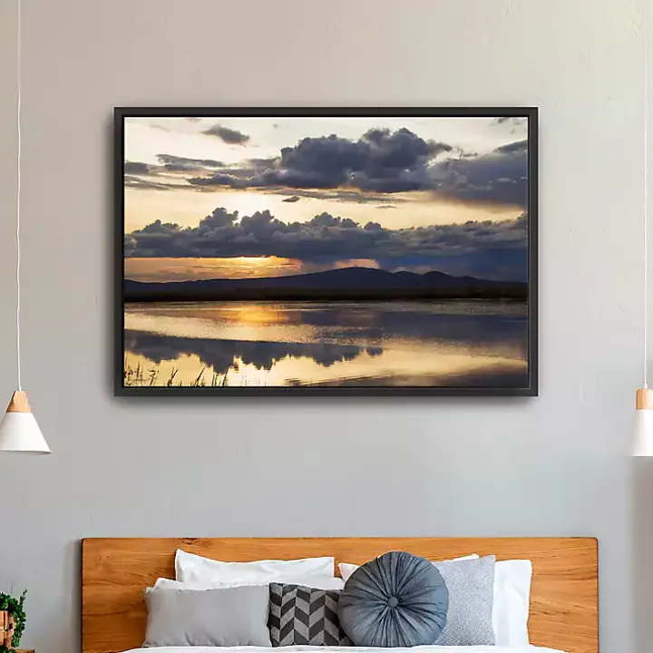 Twilight Symphony Framed Giclee Canvas Art Print