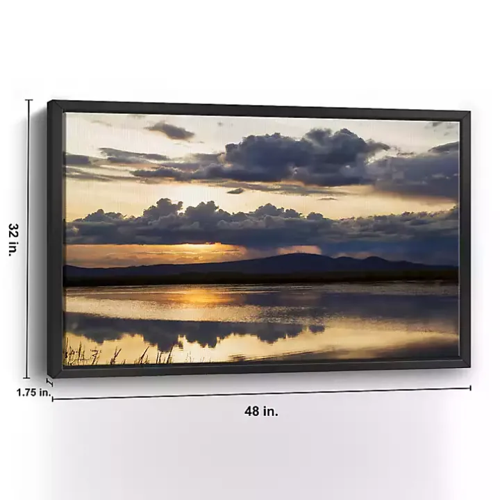 Twilight Symphony Framed Giclee Canvas Art Print