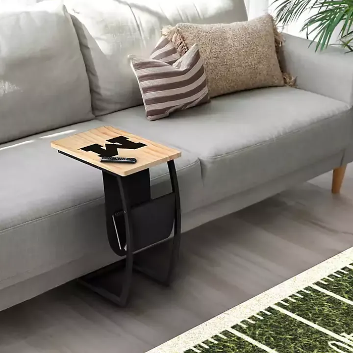 University of Michigan Wood C-Table