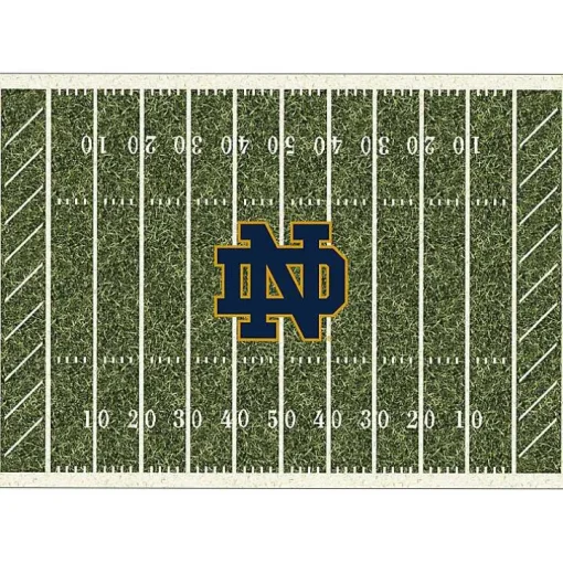 University of Notre Dame Homefield Area Rug, 6x8