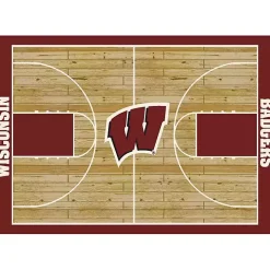 University of Wisconsin Courtside Area Rug, 4x6
