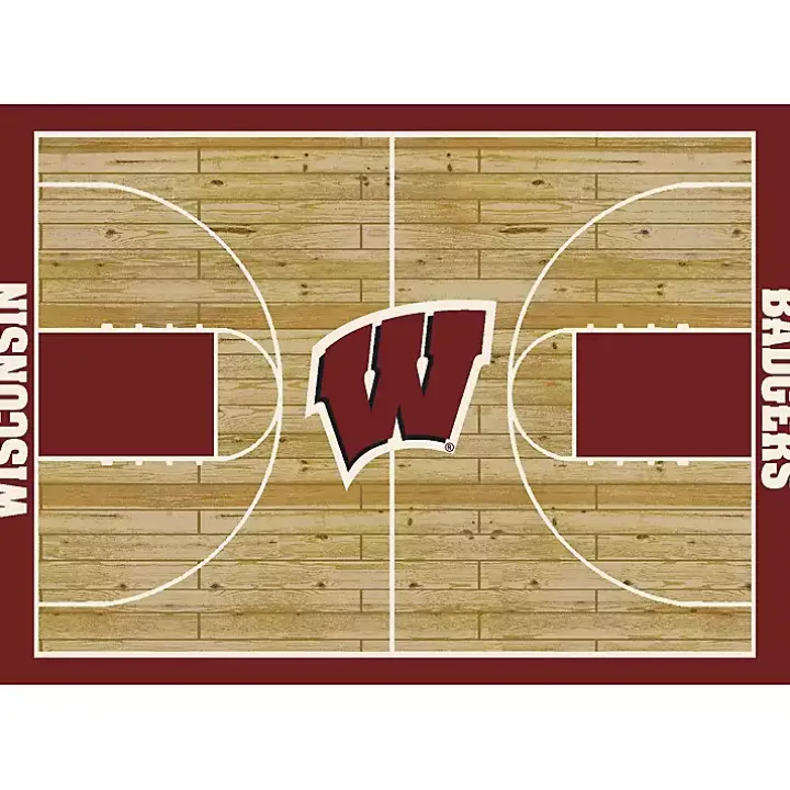 University of Wisconsin Courtside Area Rug, 4x6