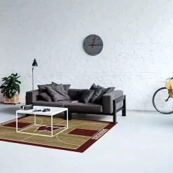 University of Wisconsin Courtside Area Rug, 4x6