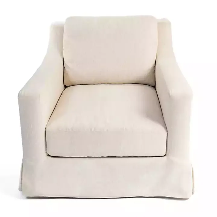 Upholstered Weekend Swivel Accent Chair