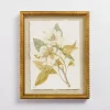 Vintage Floral Gold Framed Art Print