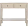 Vintage Gray 2-Drawer Samantha Console Table
