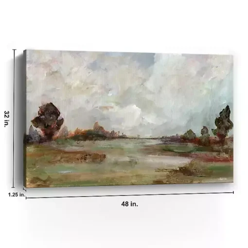 Vintage Landscape Canvas Art Print, 48x32 in.