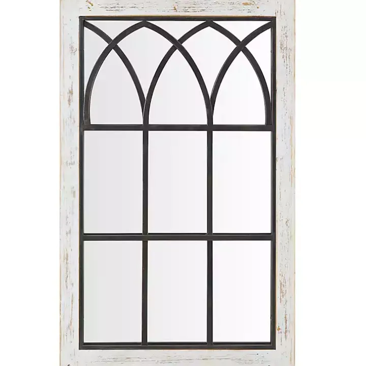 Vista Arched Windowpane Mirror