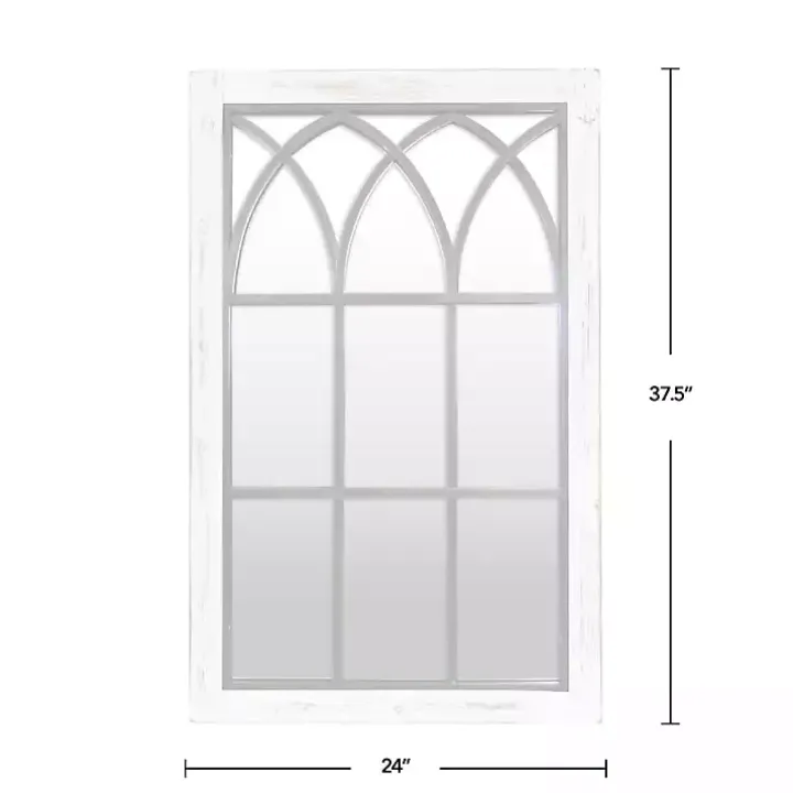 Vista Arched Windowpane Mirror