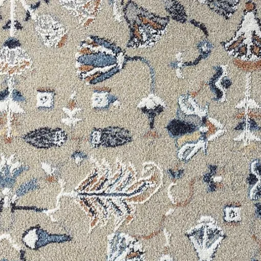 Vista Blue Beige Accent Rug, 2x3