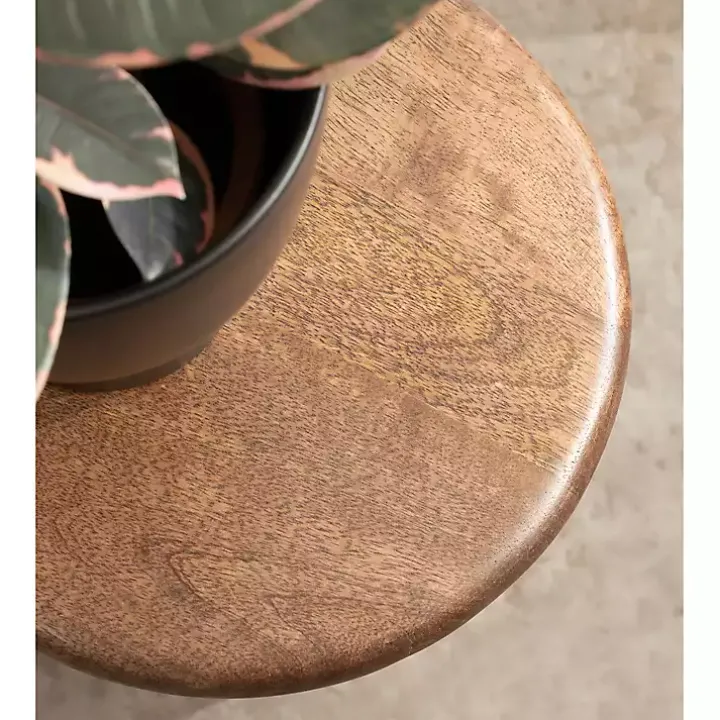 Walnut Brown Tirollo Accent Table