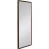 Walnut Evans Wood Panel Wall Mirror