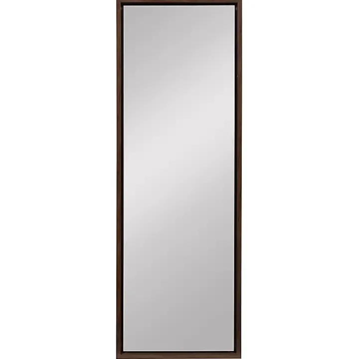 Walnut Evans Wood Panel Wall Mirror