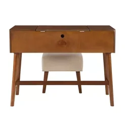Walnut Viola Flip-Top 2-pc. Vanity Set