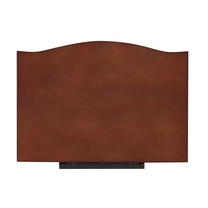 Walnut Wood 6-Drawer Maddie Jewelry Armoire