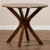 Walnut Wood Round Kenji Small Dining Table