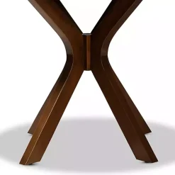 Walnut Wood Round Kenji Small Dining Table