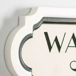 Wash Your Cares Away Wall Plaque
