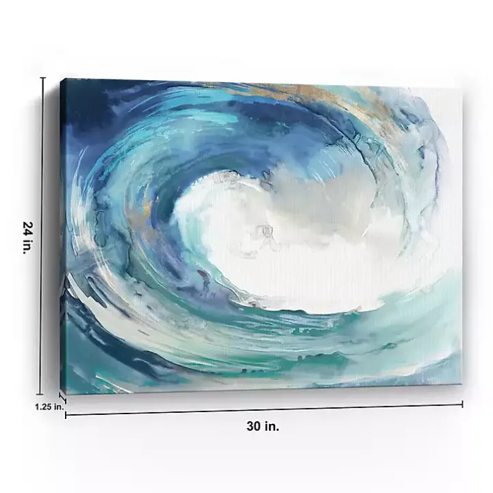 Water Collar Giclee Canvas Art Print, 30x24 in.