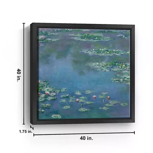 Water Lilies 1906 Framed Canvas Art Print
