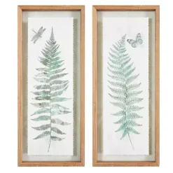 Watercolor Ferns 2-pc. Framed Wall Art
