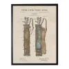 Watercolor Golf Bag Framed Art Print