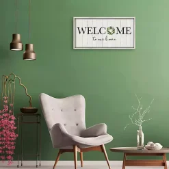 Welcome To Our Home Wreath Wall Plaque
