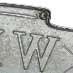 Welcome To The Lake Metal Wall Plaque