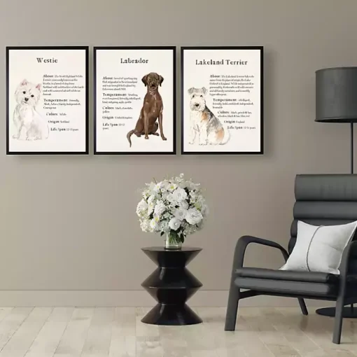 Westie Facts Framed Wall Plaque